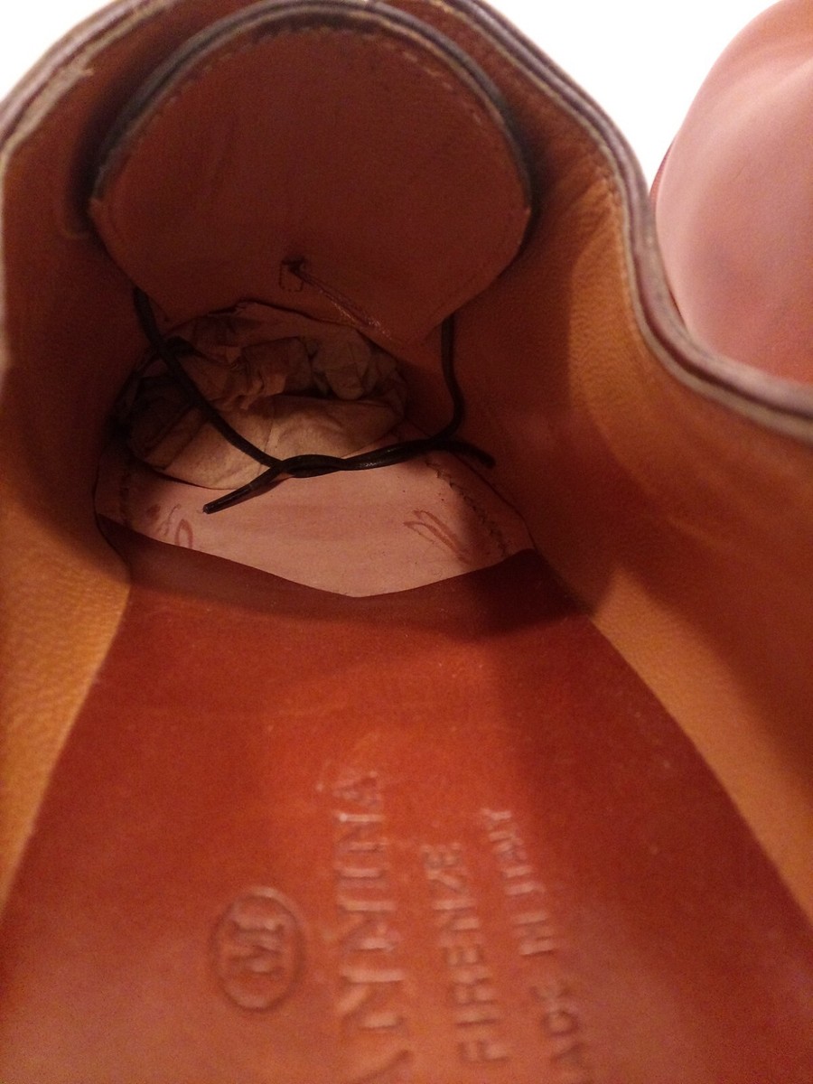 Mannina Firenze Leather Dress Shoes Handmade in Italy Men's Mannina Firenze Leather Dress Shoes Handmade in Italy Men's