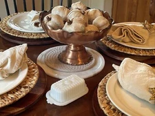 Vintage Half Stick Milk Glass Butter Dish