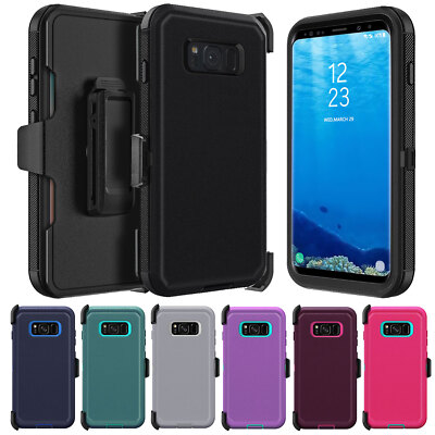 For Samsung Galaxy S8/S8+ S8 Plus Heavy Duty Phone Case Cover / Clip Holster
