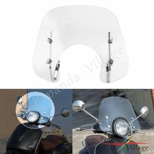 Clear Flyscreen Sport Windshield Deflector w/Bracket Kit For Scooter GTS 300 250