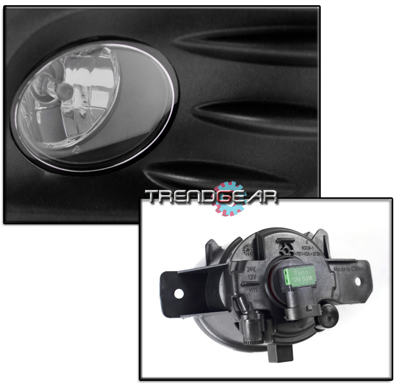 Bumper Fog Light Lamp W/Bezel Switch For Nissan Altima 2016-2018 Clear Lens Bumper Fog Light Lamp W/Bezel Switch For Nissan Altima 2016-2018 Clear Lens