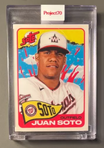 2021 Topps Project 70 #161 Juan Soto by Tyson Beck w/Box - PR 2,209
