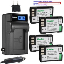 Kastar Battery LCD AC USB Charger for Olympus BLM-1 PSBLM1 Olympus C-7070 Camera