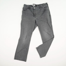 KjBRAND Damen Jeans Hose Gr. 21 grau BETTY gerades Bein 5-Pocket Pants Baumwollm