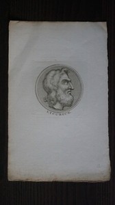 Lycurgue 800 730 Legislateur Spartiate Gravure Originale Xviiieme Ebay