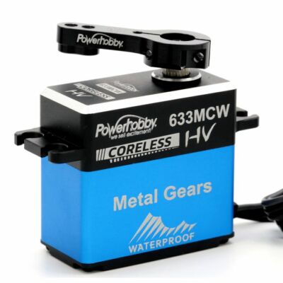 Powerhobby 633MCW High Voltage Waterproof Coreless Steel Gear 