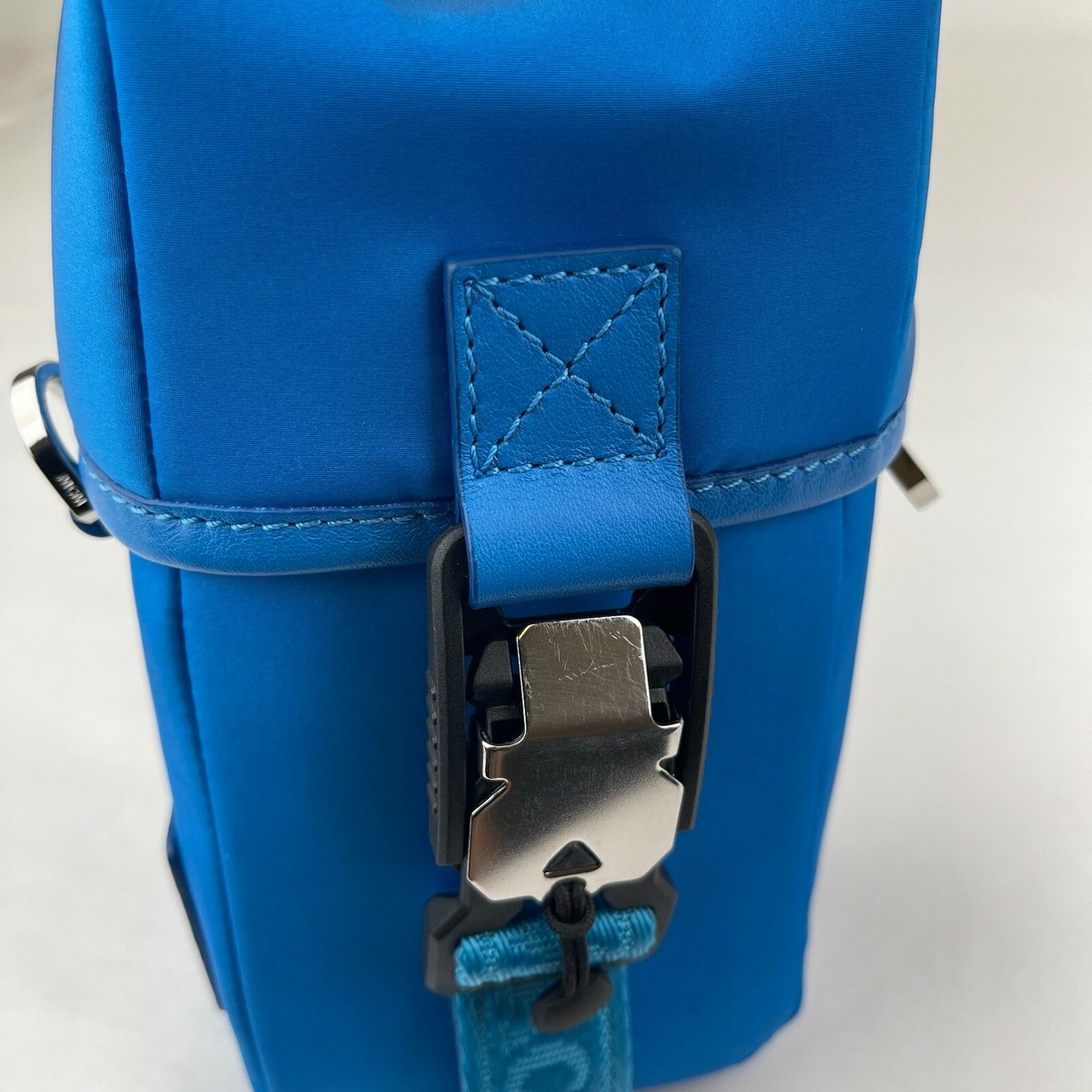 その他 @maaai_sn910 $650 MCM Orange Red Nylon Mini Flap Pouch Shoulder Waist Bag