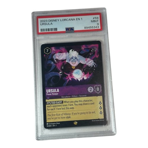 Ursula - Power Hungry graded PSA 9 for sale on eBay