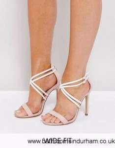 wide fit caged sandals