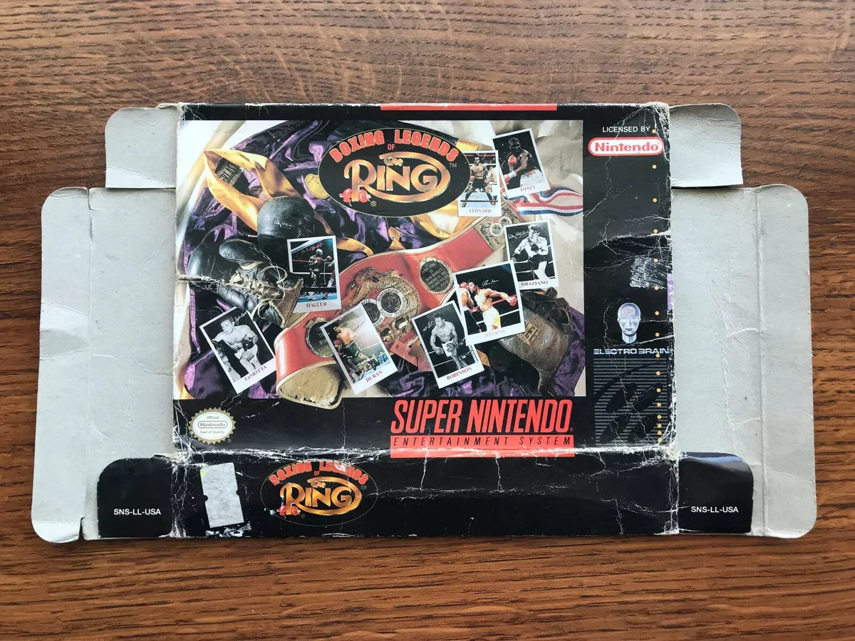 Boxing legends of cheap the ring snes