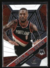 Damian Lillard 2019 Panini Mosaic Will To Win  #19 Basketball Card