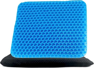 EDS Orthopädisches Gel-Sitzkissen Wabenauflage für langes Sitzen Büro Autostuhl