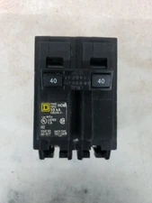 Square D HOM240 2P 40A Circuit Breaker W#