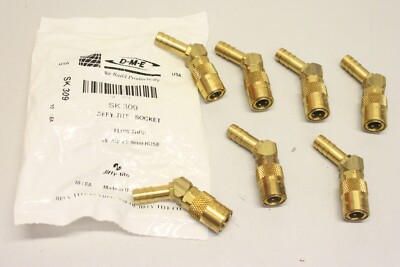 7x D-M-E SK 309 9mm Schnellkupplung Schnellverschlusskupplung jiffy Tite OVP