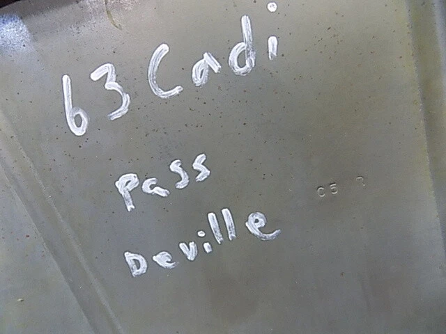 Cadillac Deville 1963 banco delantero asiento trasero panel superior pasajero Foto 3 de 4