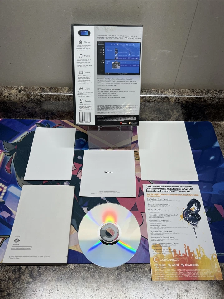 Sony PSP Media Manager UMD with inserts #ML 银色 — 第 2/2 张图片