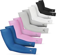 SportsTrail Cooling Arm Sleeves for Men  Women   Breathable, Moisture-Wickin...