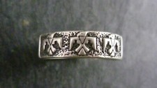 Ring Ethno Figur Maya Azteken Vogel 925er Ste...
