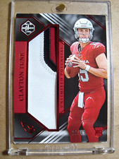 2023 Clayton Tune Limited Red Rookie Unlimited Potential Jumbo Patch RC /49  QTY