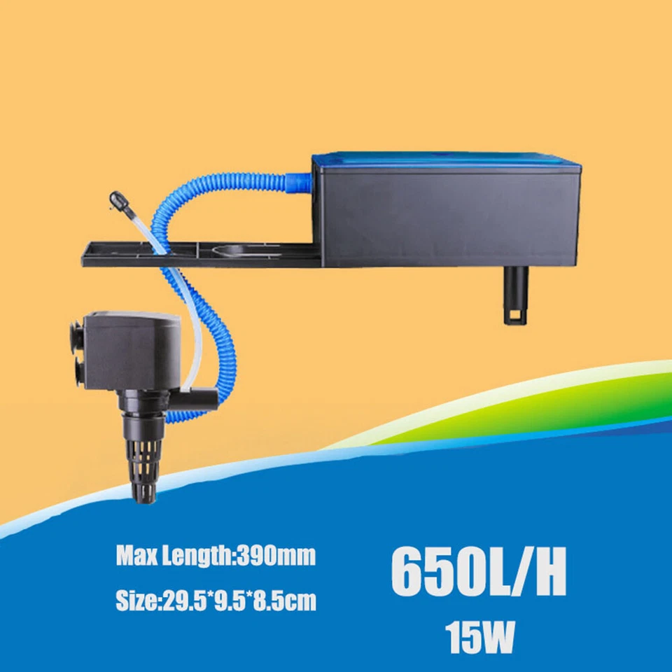 Wartungsarm Aquarium Top Filter Box, externe Wasserfilter Box 650-1800L/H - Bild 3 von 4