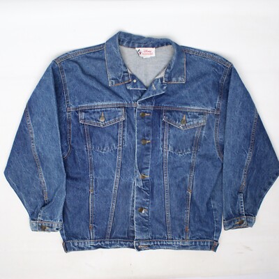 90s Walt Disney World Trucker Jacket L 20 Magical Years Mickey