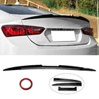 Gloss Black Rear Trunk Spoiler Roof Lip Tail Wing For Chevrolet Malibu 2016-2025
