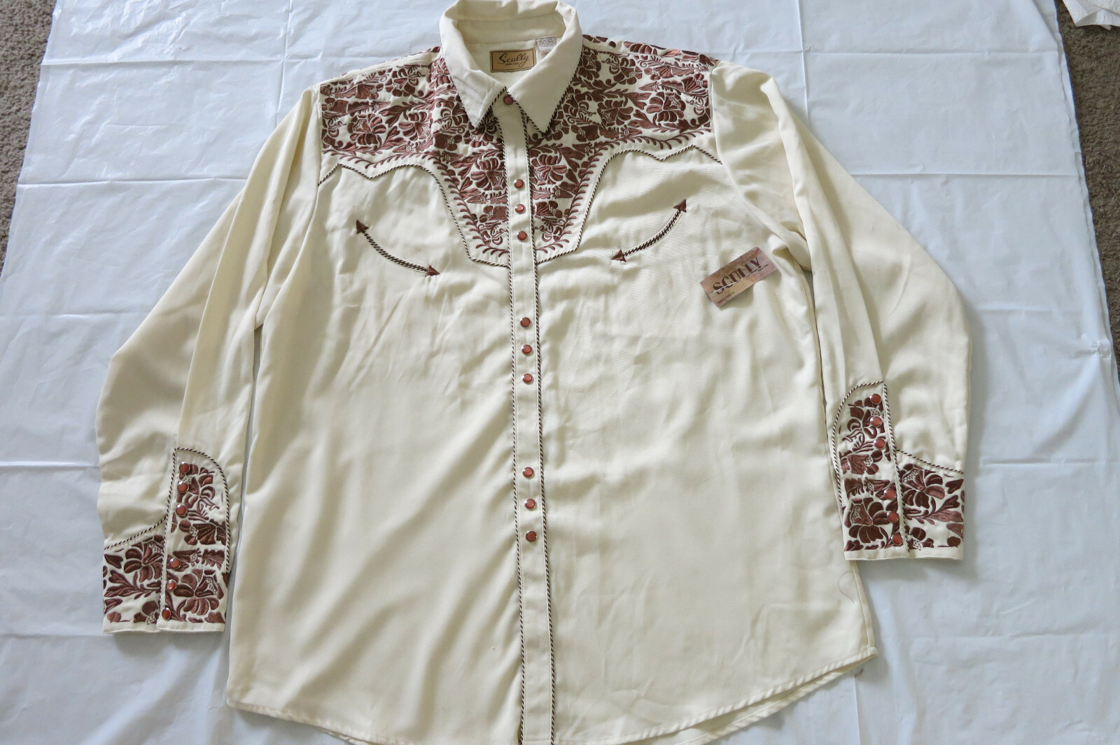 mens embroidered shirt western