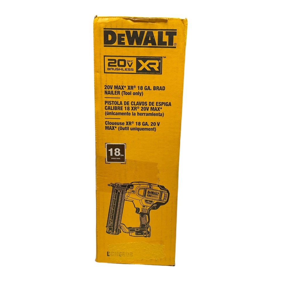 DEWALT 20V MAX XR 18Gauge Brad Nailer (Tool Only) DCN680B