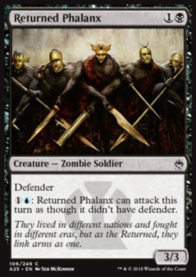 MTG 4x RETURNED PHALANX - PHALANX DER ERWACHTEN - A25 - MAGIC