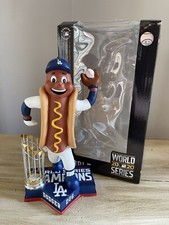 DODGER DOG Los Angeles Dodgers 2020 World Series Champions Mascot Bobblehead NIB