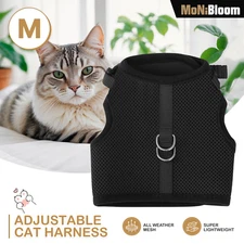 Walking Jacket Cat Pet Harness Breathable Mesh Adjustable Kitten Vest Reflective