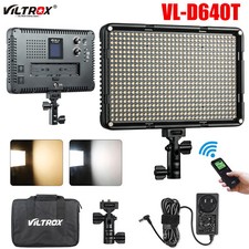VILTROX VL-D640T LED Video Light Bi-color Dimmable Wireless Remote Panel Light