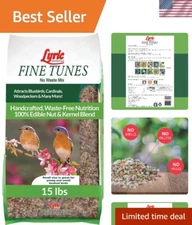 Fine Tunes 15 lb. Wild Bird Food Mix - Attracts Bluebirds & Finches Effortlessly