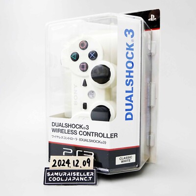 SONY PS3 DUAL SHOCK DUALSHOCK 3 Wireless Controller Classic Weiß Japan Neu