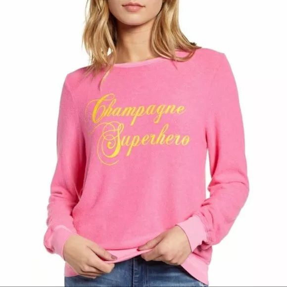 Wildfox champagne sweatshirt sales