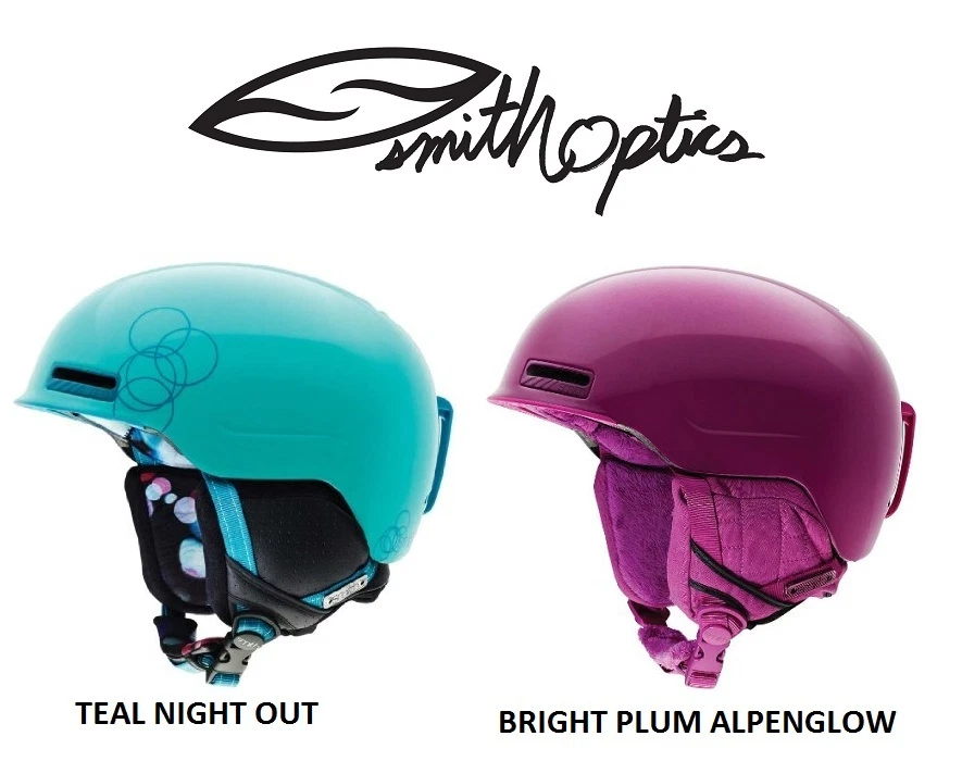 CASCO DE NIEVE/ESQUÍ PARA MUJER SMITH ALLURE. AZULADO o CIRUELA, TAMAÑO  GRANDE, ¡PRECIO DE VENTA!