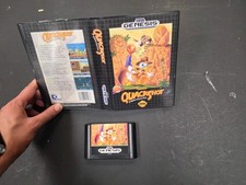 QuackShot Starring Donald Duck (Sega Genesis, 1991) Case and Booklet