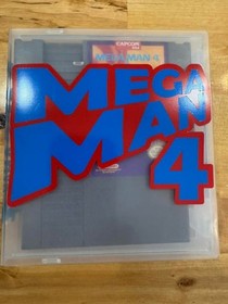 Mega Man 4 (Nintendo NES, 1991) Authentic Cartridge Tested Working