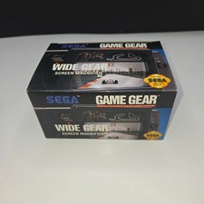 Sega Game Gear Wide Gear Screen Magnifier Accessory Vintage Black OEM Boxed
