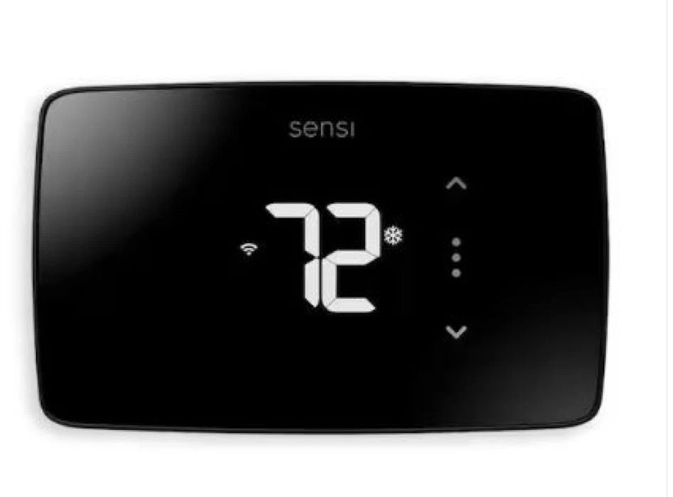 Sensi ST25 Wi-Fi Smart Programmable Thermostat Black New, Open Box