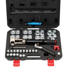 Hydraulic Flaring Tool Kit, 45 ° Double Flaring Tool, 3/16 "-1/2" Brake Repair