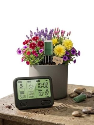  Soil Moisture Meter for Plants, Multi-Zone Wireless Soil Test Display+2 Sensor