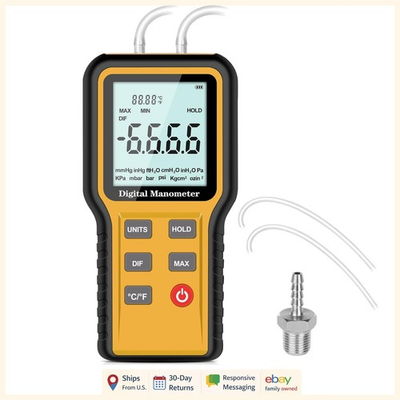 #ad Pressure Meter with 0.3% Accuracy Perfect for HVAC and Clean Room Applications $70.91