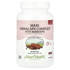2 X Maxi Health, Maxi Cinnacaps Complex� With Berberine, 60 Maxicaps