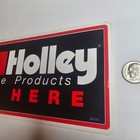 VINTAGE 10" HOLLEY PERFORMANCE PRODUCTS SOLD HERE RACING AUTOMOTIVE CAR SPEED — photo 6