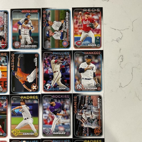 Lot of 25 Topps Baseball Cards 2023 Stars Javier Báez Yu Darvish Marcus Stroman - Picture 3 of 7