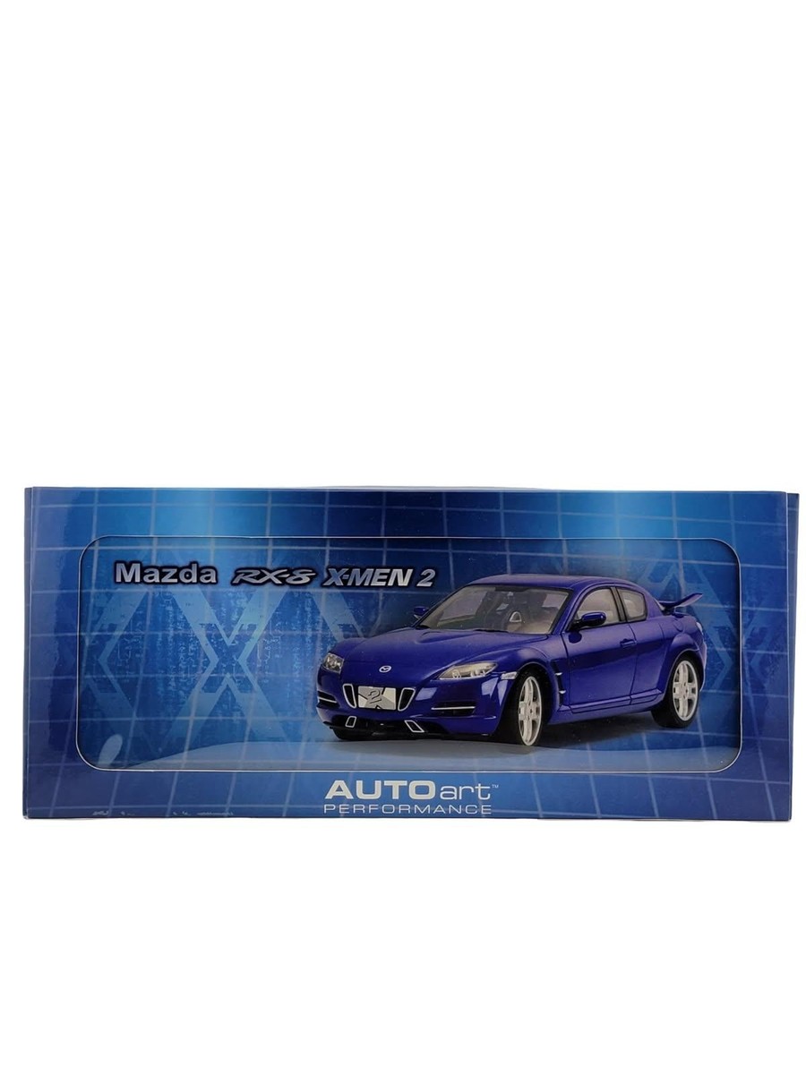 1:18 AUTOart Mazda RX-8 X-MEN 2 Blue Diecast Car Limited Edition