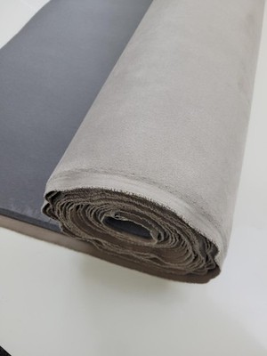 Silber Einsatz Schaum Rücken Wildleder Stretch Material für Auto Headliner