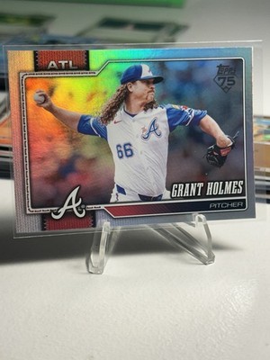 2026 Topps Grant Holmes #182 Rainbow Foil