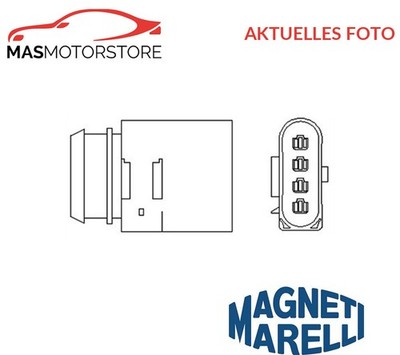 LAMBDASONDE LAMDASONDE MAGNETI MARELLI 466016355022 A FÜR SEAT CORDOBA,IBIZA II
